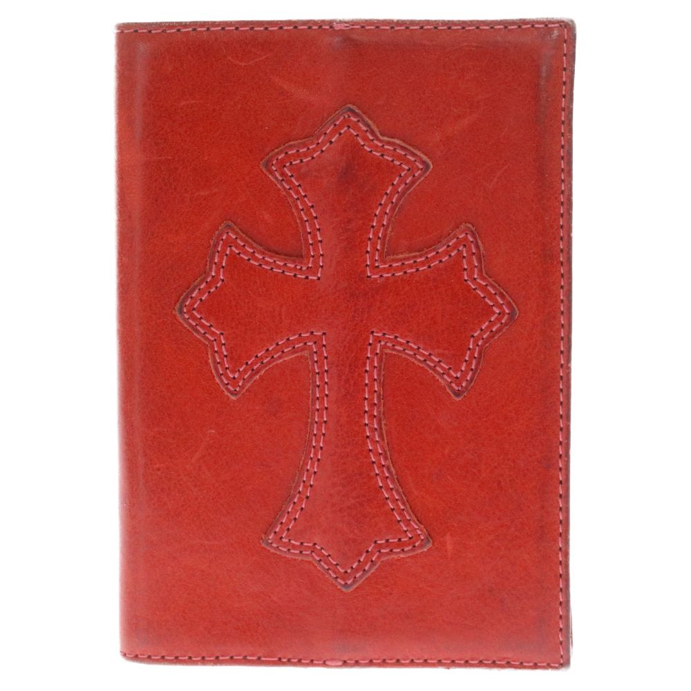 【美品】クロムハーツ クロスパッチレザーパスポートケース CHROME HEARTS クロムハーツ Cross Patches Leather Passport