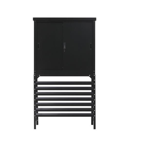 エアコン室外機カバー 収納庫