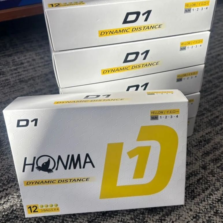 【新品未使用】ホンマ HONMA 2024 D1ボール イエロー 5ダースセット（浦安店）u00269