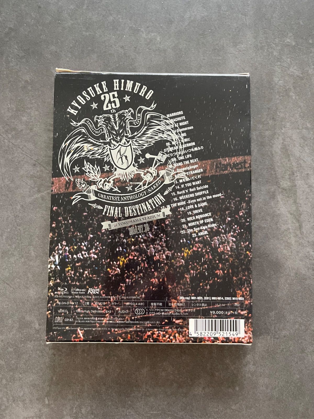 氷室京介「KYOSUKE HIMURO 25TH ANNIVERSARY TOUR」FC限定 【公式通販】
