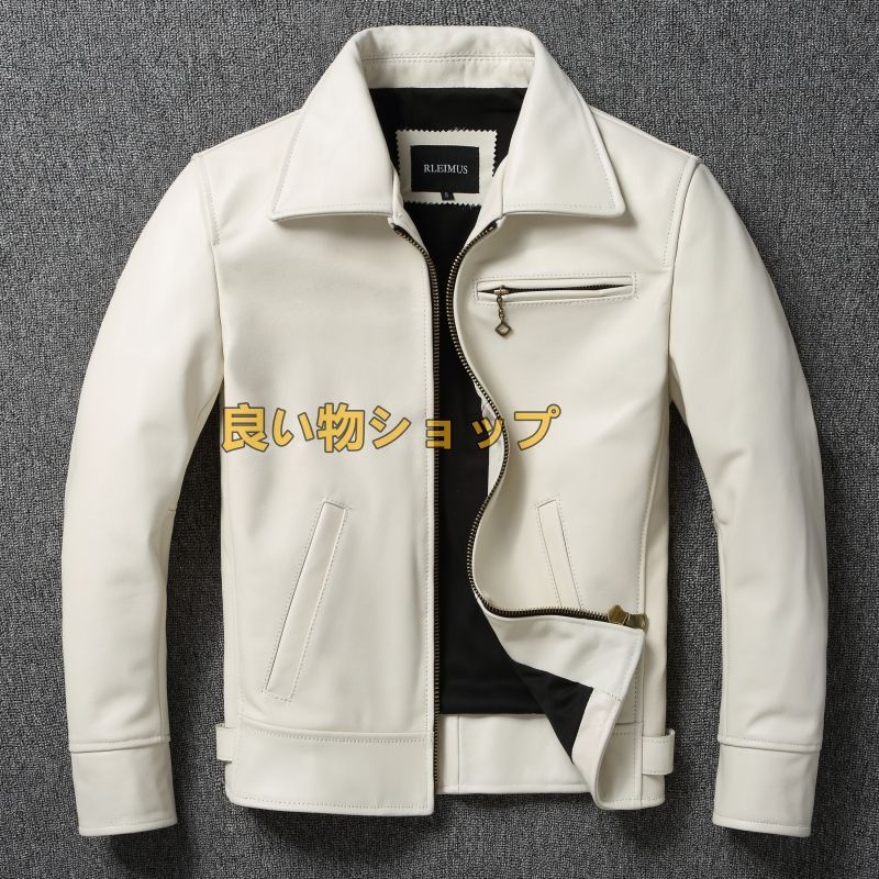 超 牛革 革ジャン メンズ バイクウエア 最上級カウハイド イタリアンレザー ライダース ジャケット フライトジャケット S~5XL