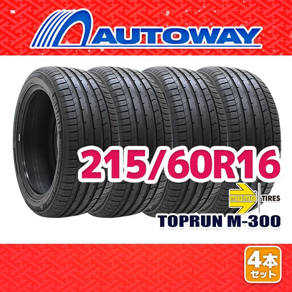 AUTOWAY 215|60R16 サマータイヤ MOMO Tires TOPRUN M-300 16インチ 4本セット 夏タイヤ オートウェイ