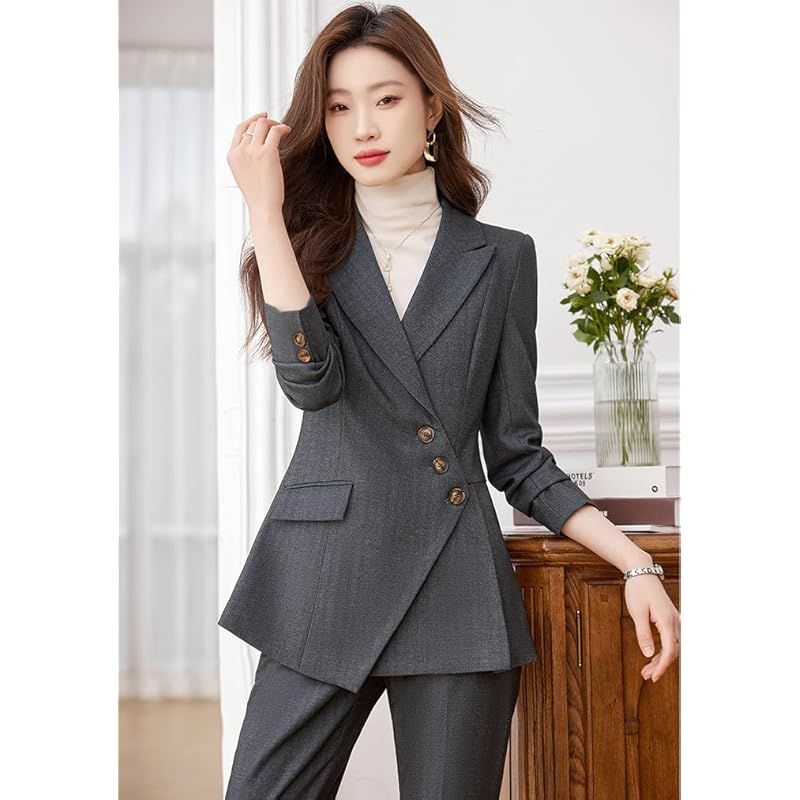 KOSIKINI セレモニースーツ レディース スーツ ジャケット レディース 春 入学式 スーツ ママ リクルートスーツ レディース 喪服 パンツスーツ レディース セットアップ 卒園式 ママ セットアップ フォーマル レディース 入園式 1