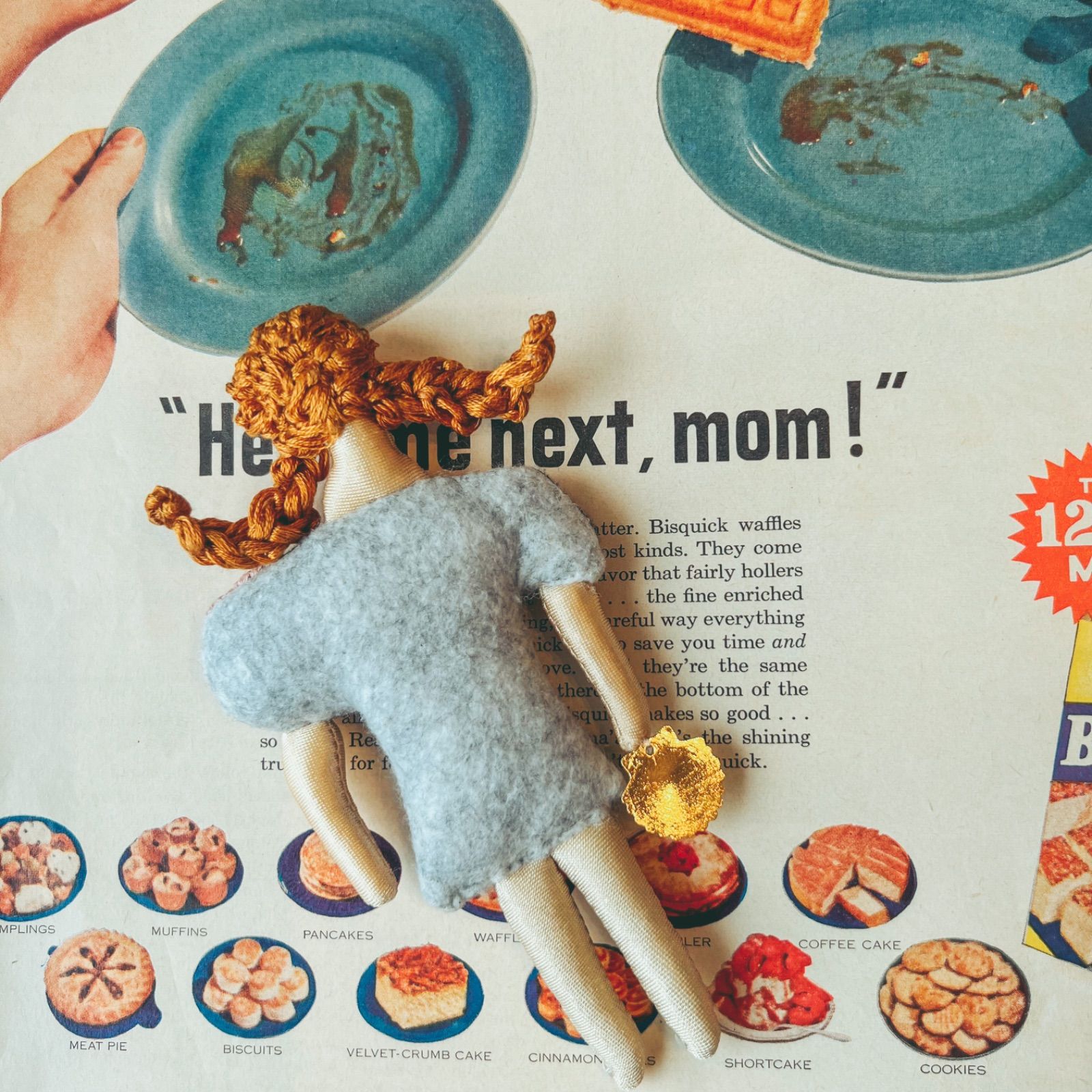 す*ん様 ハンドメイド 人形 ミナペルホネン ドールチャーム ミニチュア