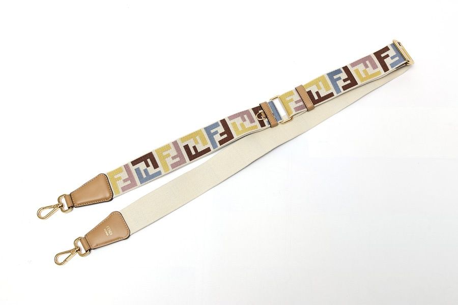フェンディ FENDI ストラップ ユー ショルダーストラップ 8AV386ASUHF1QIH FFジャカード レザー マルチ 商品番号 S-159177