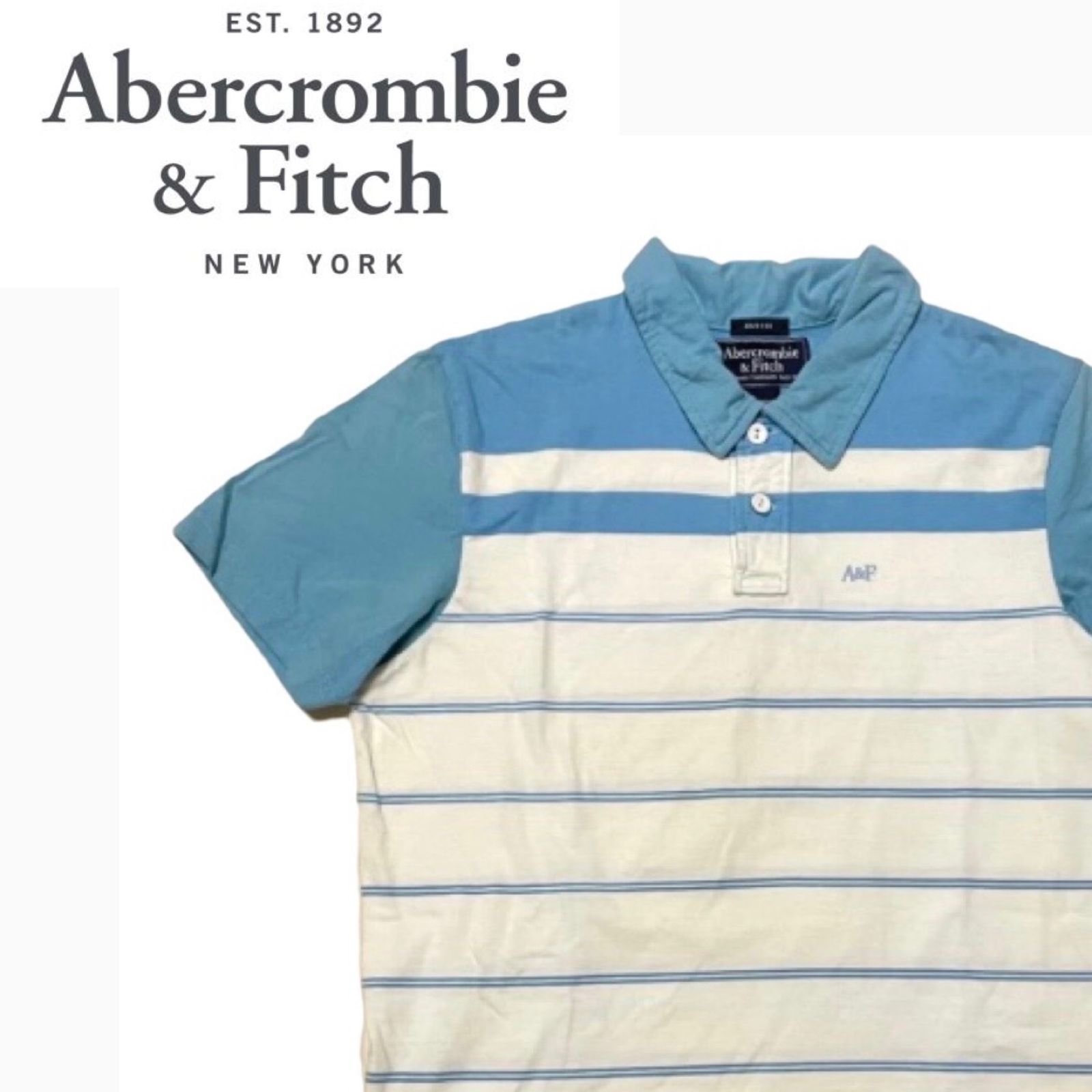 Abercrombie & Fitch アバクロンビー&フィッチ ポロシャツ 【A108 ...