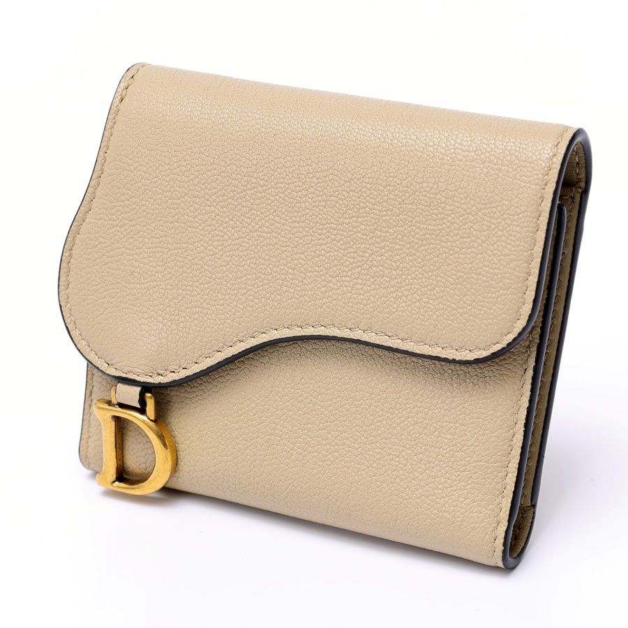 ディオール Dior サドル SADDLE ロータスウォレット 三つ折り