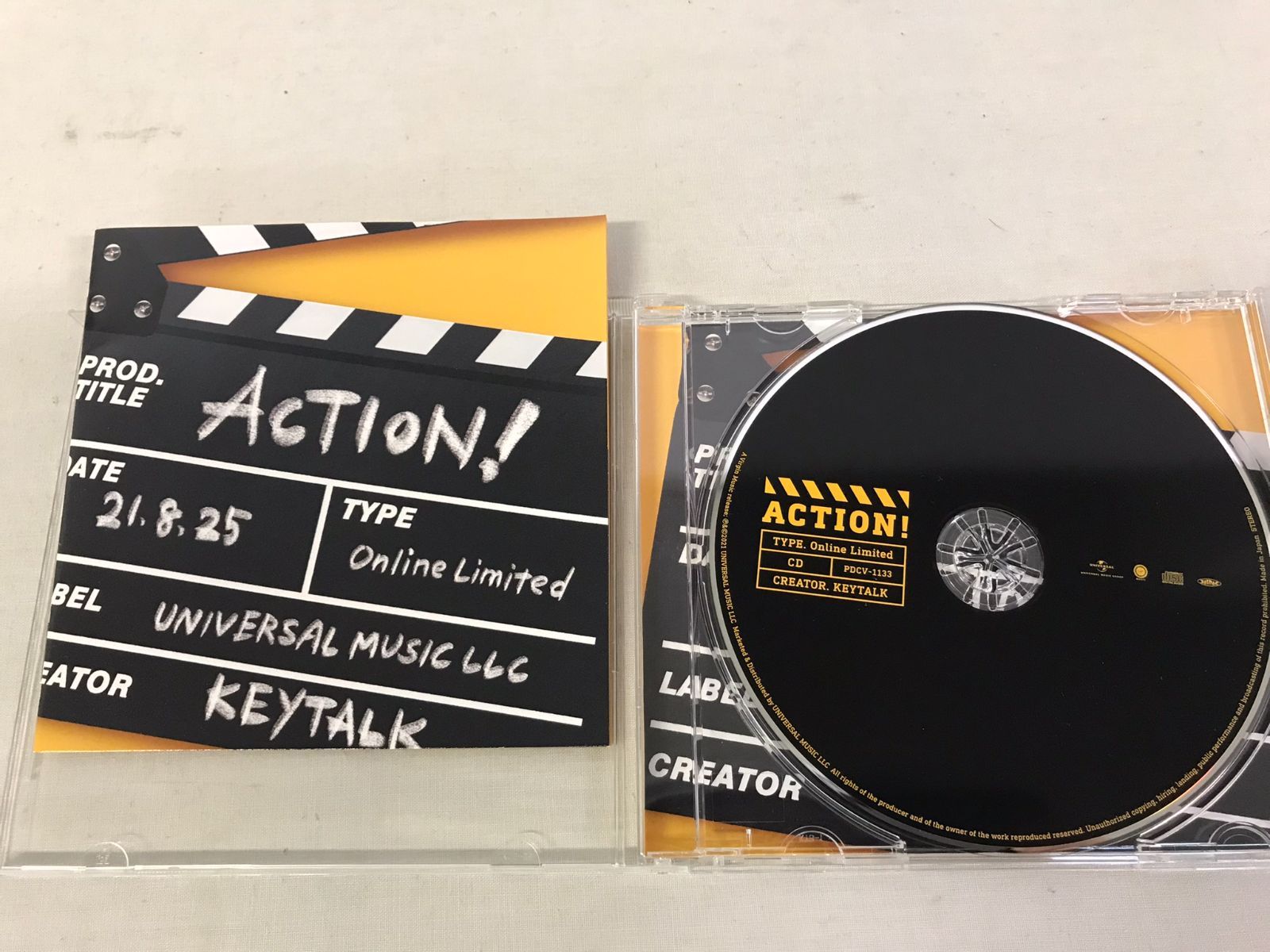 【未開封含】 KEYTALK ACTION! DON'T STOP THE MUSIC KTEP4 4枚セット 【CD】