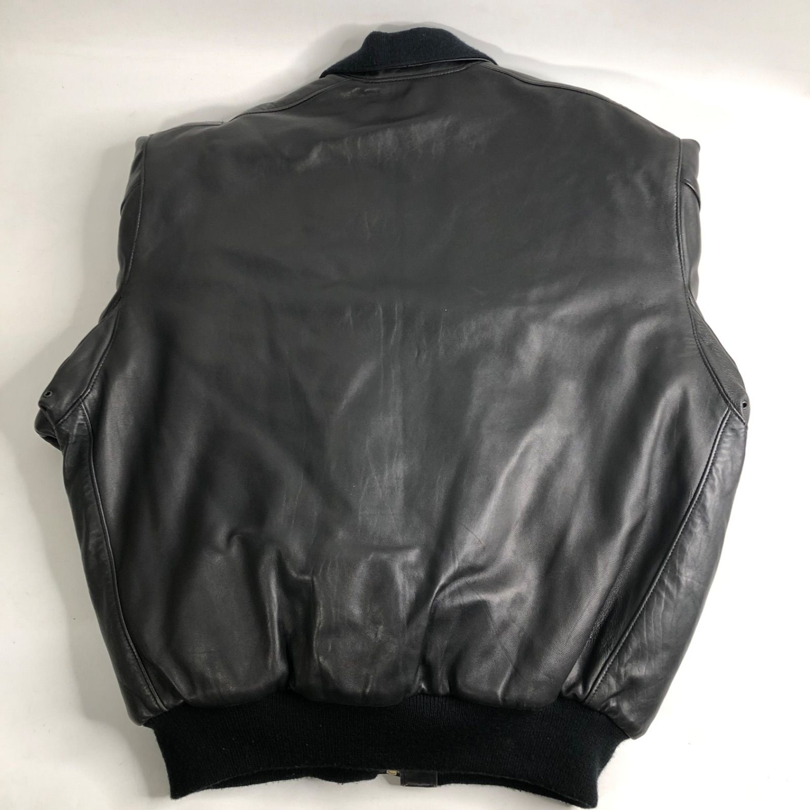 A0923-11-8 CHEVIGNON シェビニオン レザージャケット 本革 黒