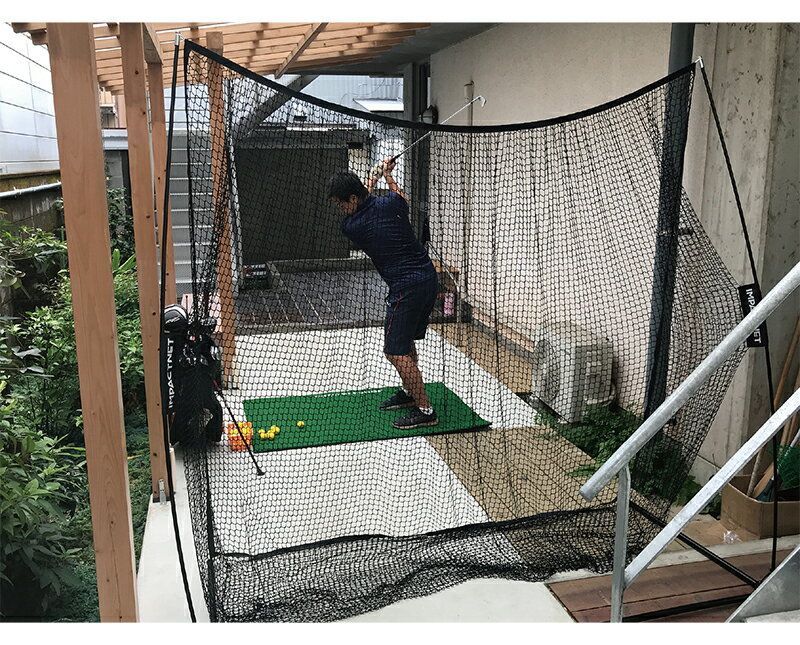 ゴルフネット 省スペース