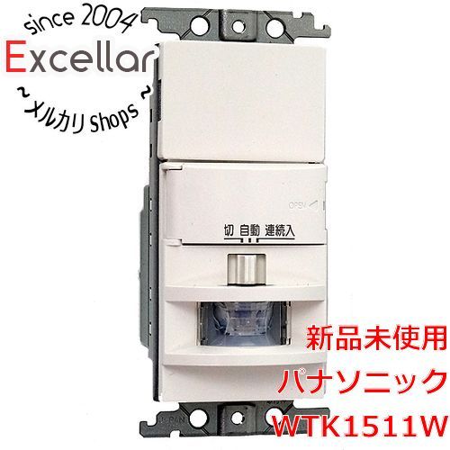 [bn:3] Panasonic　壁取付熱線センサ付自動スイッチ　WTK1511W