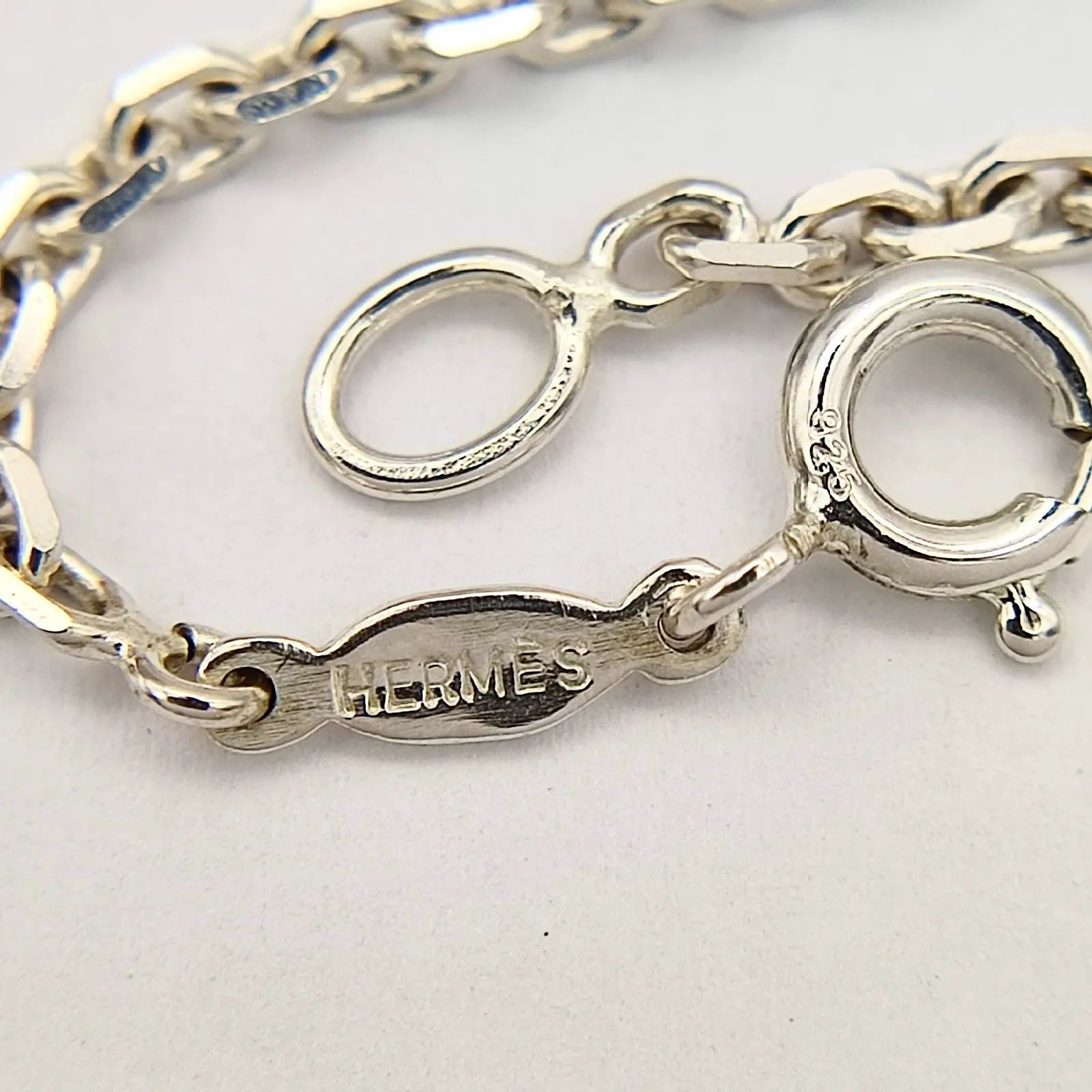 美品】HERMES エルメス チェーンネックレス SILVER シルバー925