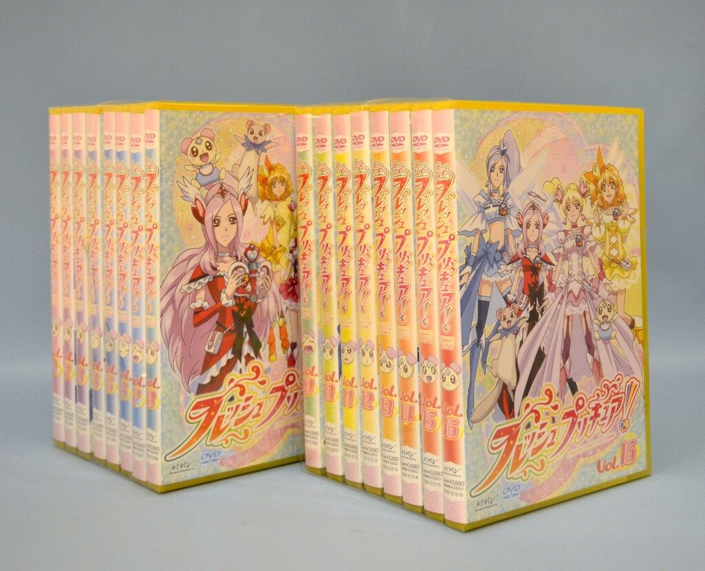 アニメDVD 初回)フレッシュプリキュア 全16巻 セット - メルカリ