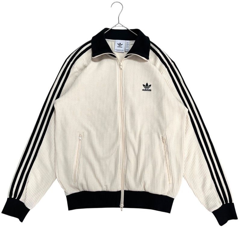 adidas ワッフルトラックジャケット　ホワイト　白　正規品 4974 adidas originals アディダスオリジナルス アディカラー