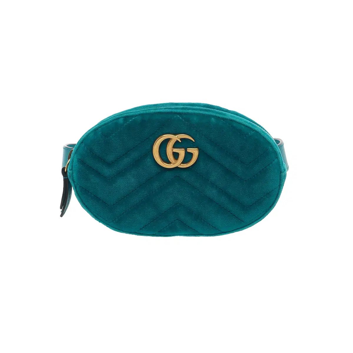 GUCCI グッチ GG マーモント ベルベット マトラッセ ベルトバッグ