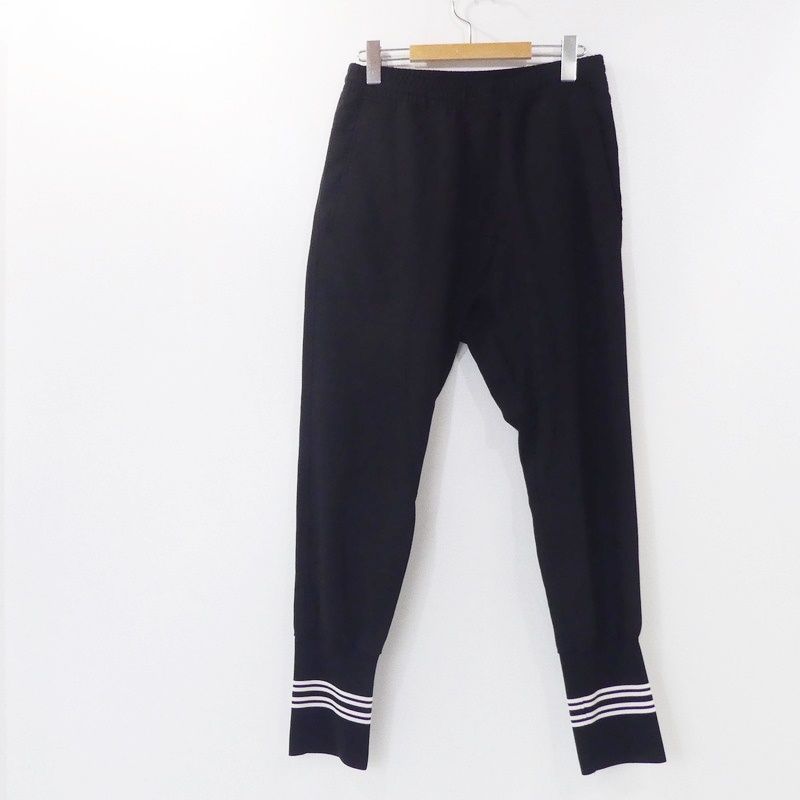 姫路東店 NEIL BARRETT | ニールバレット サルエルパンツ 裾リブサルエルクロップドスラックス PBPA740XH N029 ブラック サイズ 不明 108