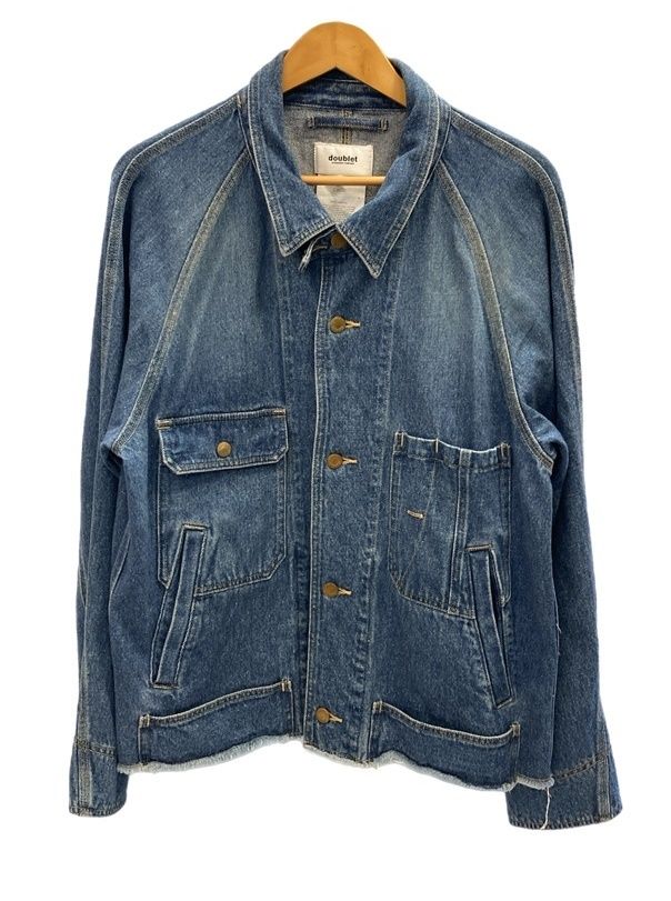 doublet doublet SILK DENIM BLOUSON BLACK S SILK DENIM BLOUSON