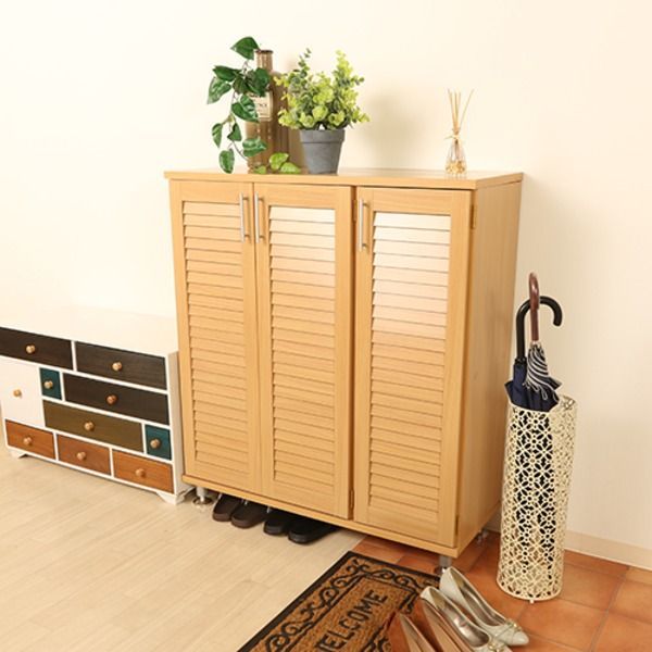 ルーバー シューズラック 下駄箱 幅90.5cm ワイドタイプ 工場