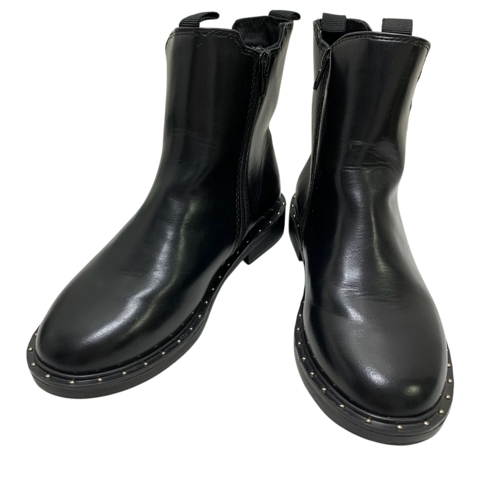 美品】ZARA ザラ (21) サイドゴアブーツ チェルシーブーツ