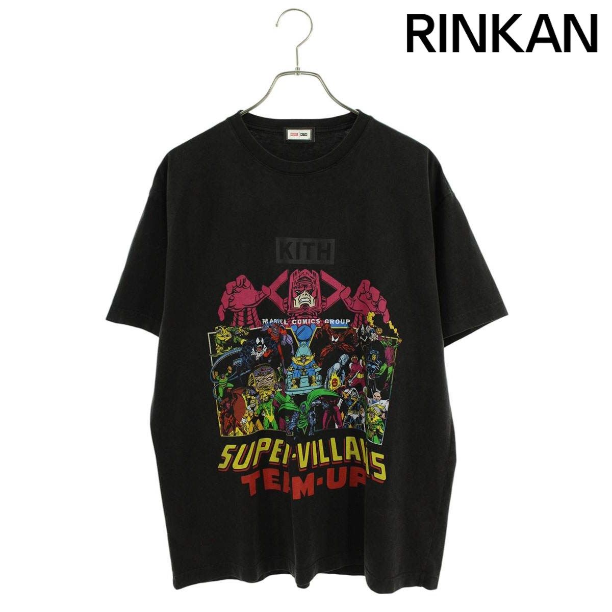 キス キャラクターコミックプリントTシャツ メンズ M