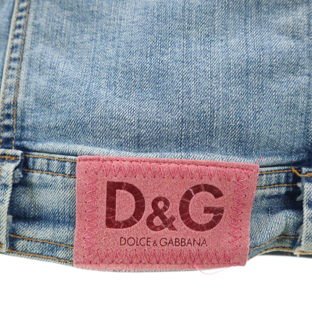 DOLCE&GABBANA ドルチェアンドガッバーナ イタリア製 ダメージ