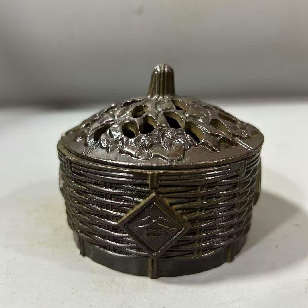 銅細工 薫炉 蓮華五穀豊穣香炉 香道具 装飾品 工芸品 美術品 銅細工 薫炉 蓮華五穀豊穣香炉 香道具 装飾品 工芸品 美術品