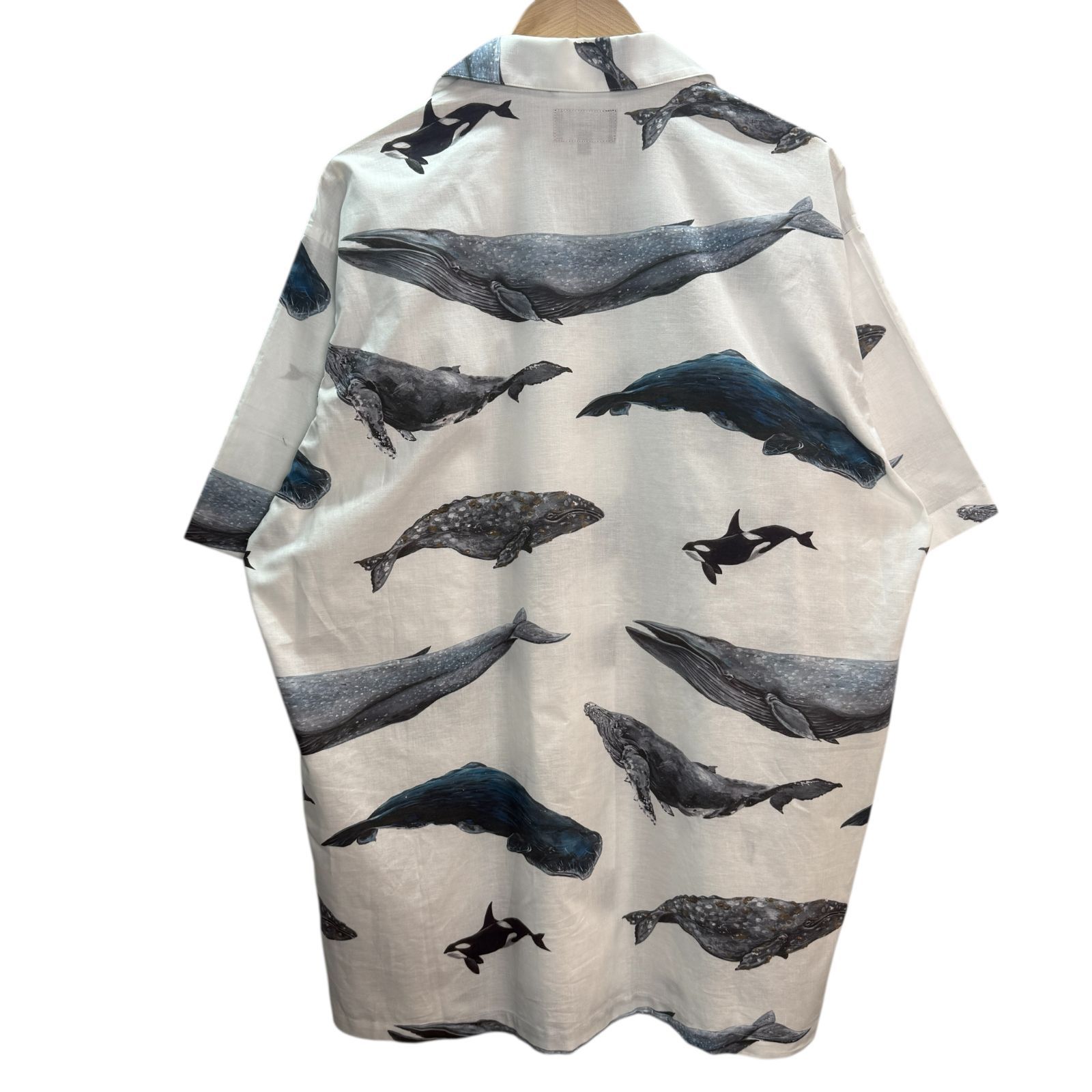 DESCENDANT SEAFARERS TEXTILE SHIRTサイズ2 DESCENDANT/SEAFARERS TEXTILE SS SHIRT (WHITE)