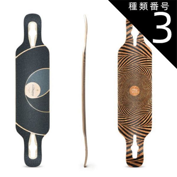 LOADED ロングスケート　TAN TIEN タンティエン　FLEX3 ローデットロングスケートボード タンティエン フレックス3