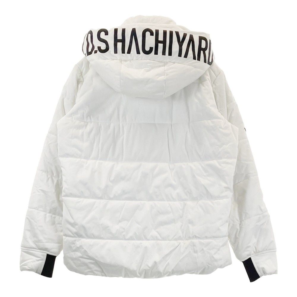 フード付きダウンベスト ブラック ハチヤーズ 撥水加工/3色展開