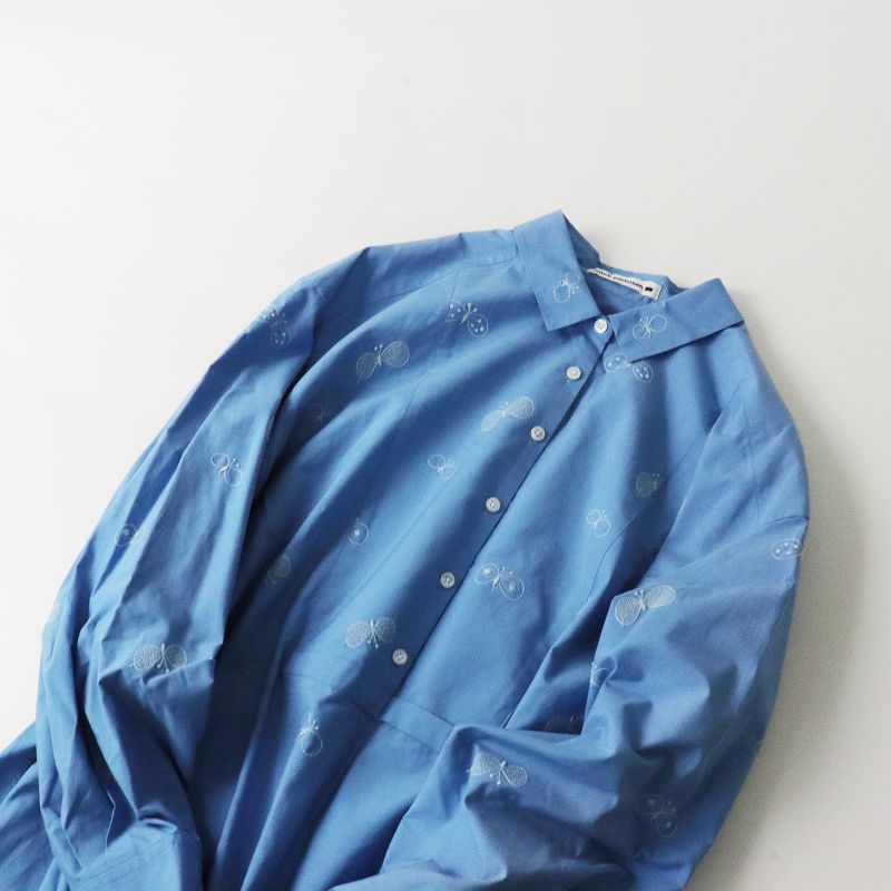 mina perhonen chocho シャツワンピース 40 中古・古着通販】mina perhonen (ミナ ペルホネン) CHOUCHO 蝶