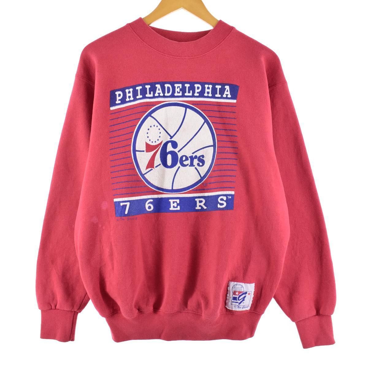 ビンテージ 90年代 76ers nba スウェット トレーナー xl 古着 - 通販