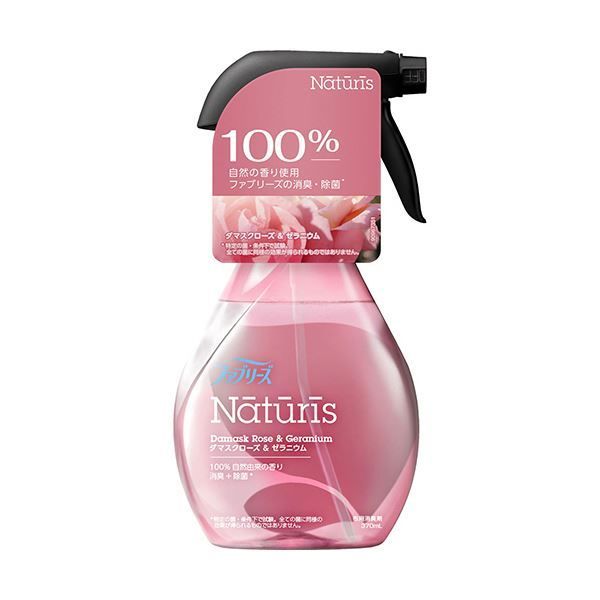 まとめ P＆Gファブリーズ ナチュリス ダマスクローズ＆ゼラニウム 本体 370ml 1本 ×5セット