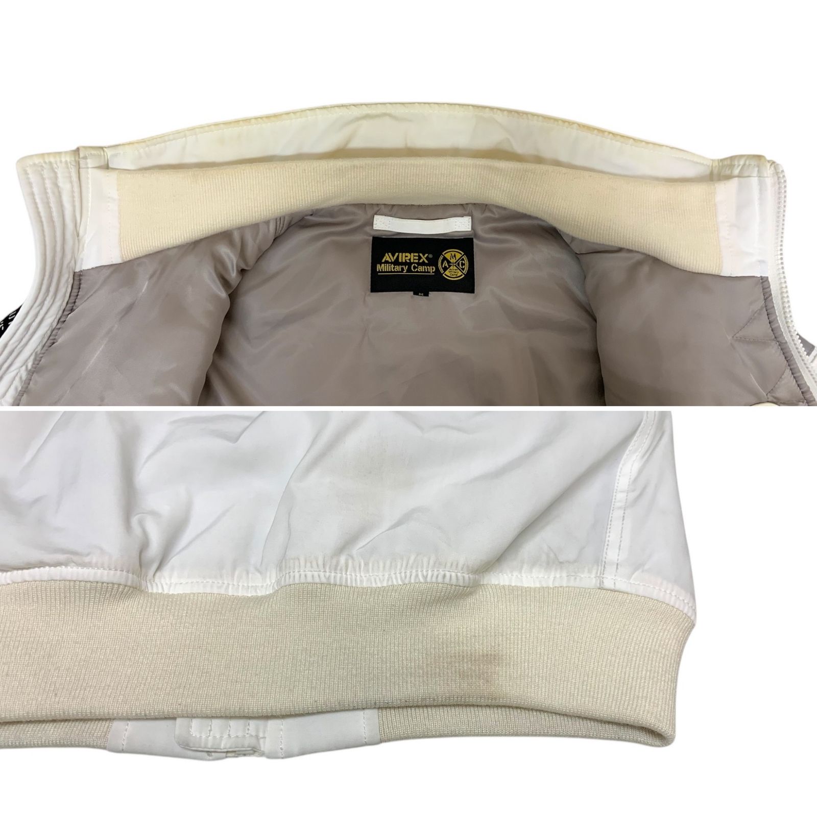 オリーブグリーン MA-1 フライトジャケット 90年代 USA製 ALPHA