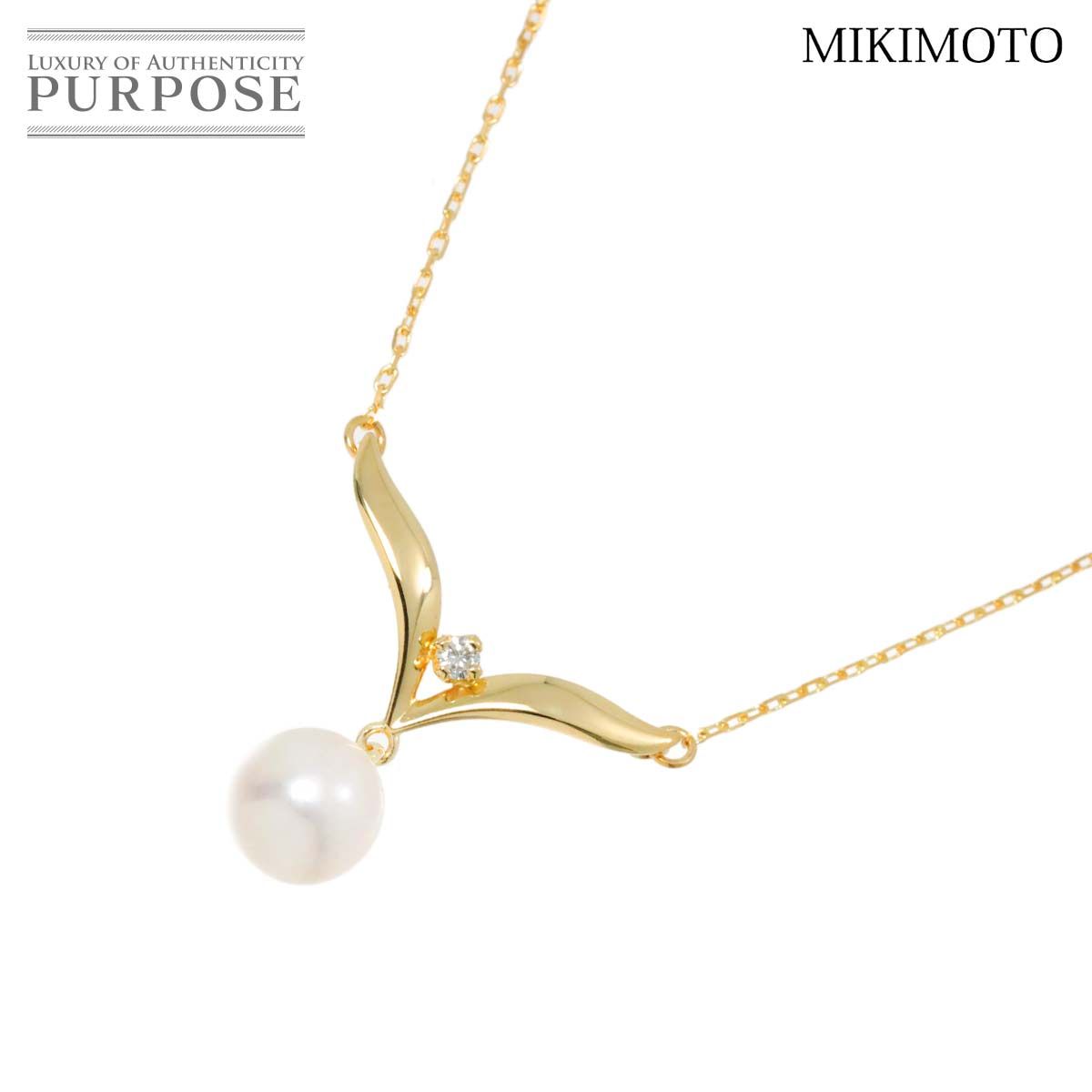Mikimoto 真珠とゴールドチェーンネックレス 419FXGlkaiL._UF350,350_QL80_.jpg