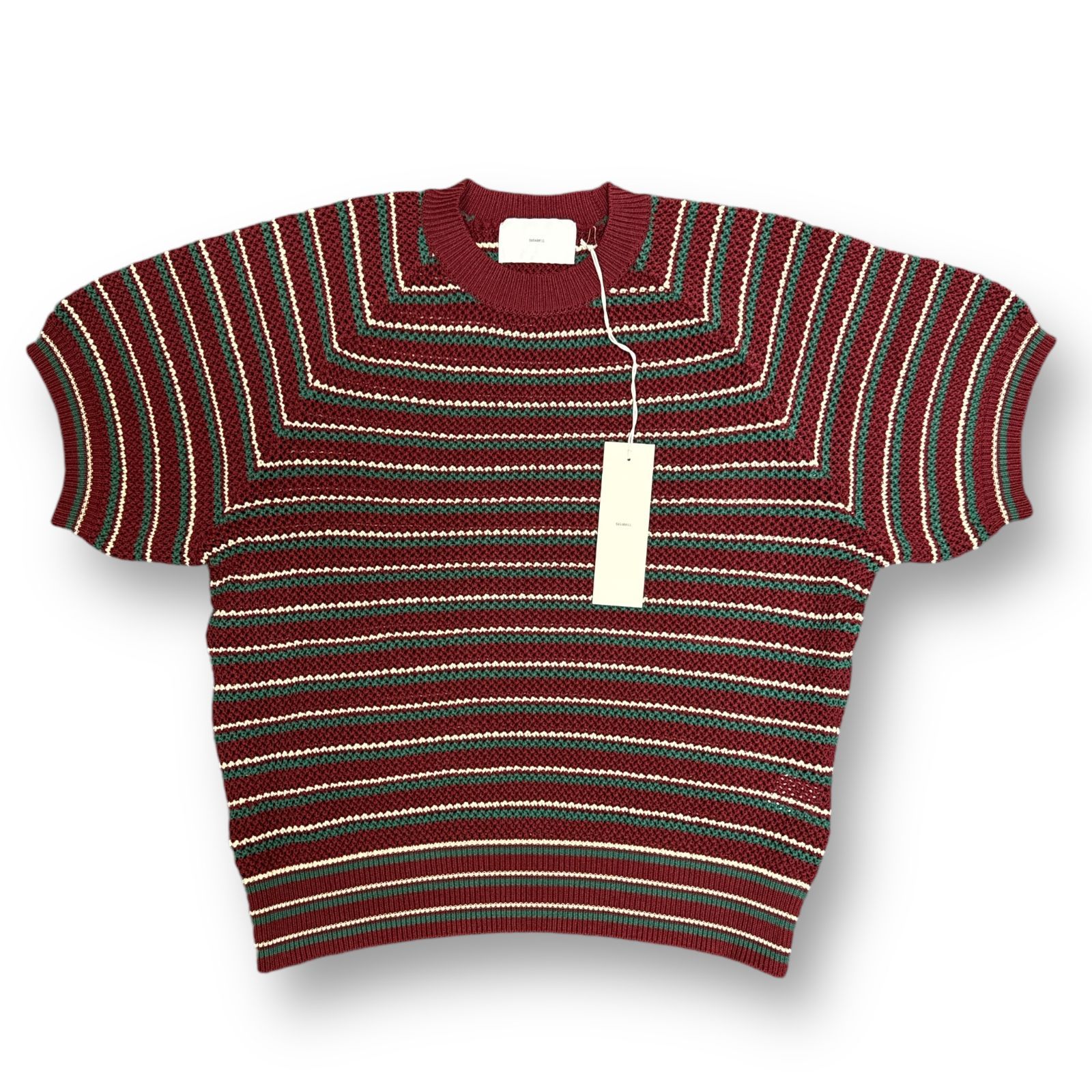 定価42900円 新品 Sugarhill 23SS MULTI STRIPE COTTON KNIT TEE 