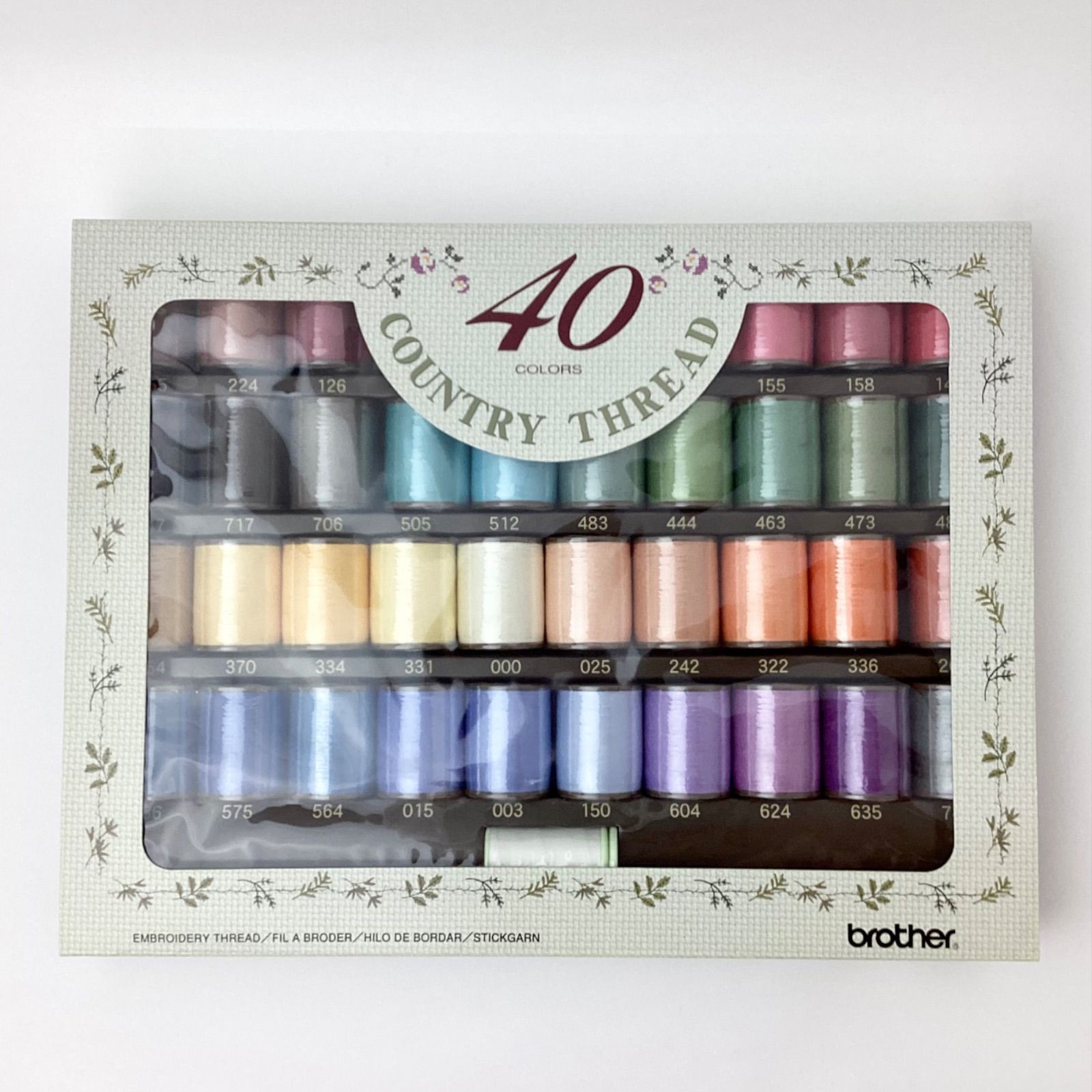 ブラザー ミシン刺繍糸 カントリー 40色 - メルカリ