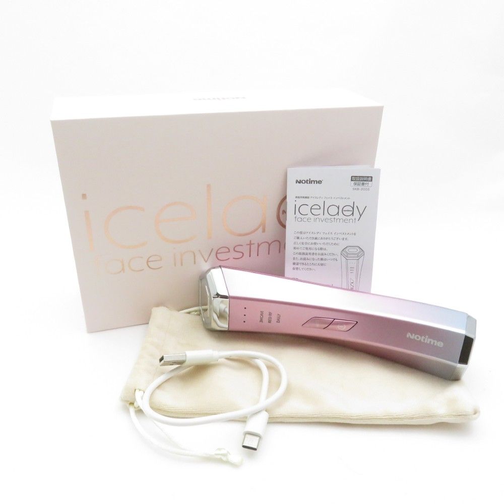 美品 Notime ノータイム アイスレディ フェイス インベストメント icelady face investment 美顔器 BT1809