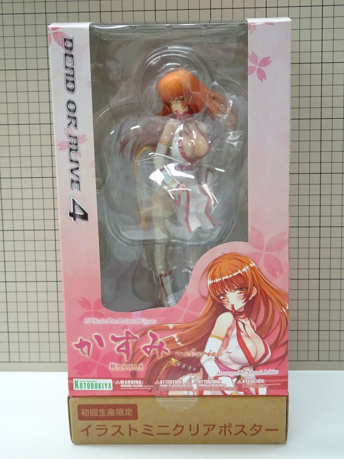 かすみ cherish 大槍葦人版 ミニポスター付 コトブキヤ 完成品フィギュア DEAD OR ALIVE 4 かすみ -cherish- （大槍葦人版） 1/7 完成品