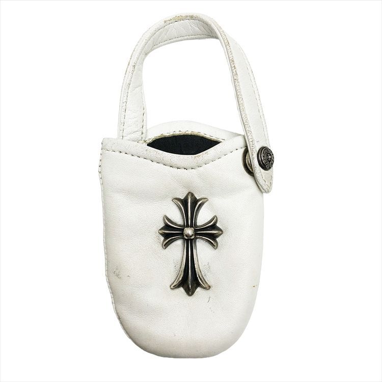 希少 クロムハーツ フォンポーチ インボイス付属 PHONE POUCH V2 Chromehearts クロムハーツ PHONE POUCH V2 CH CROSS フォン