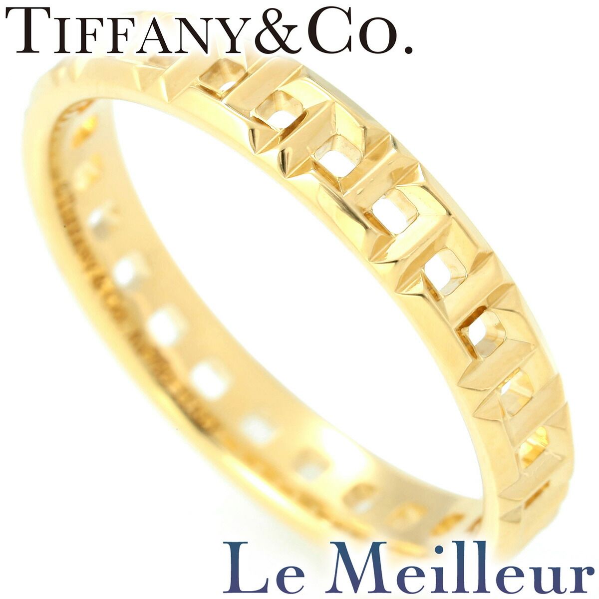 Tiffany & Co. ティファニー Tトゥルーナローリング14号K18RG Tiffany & Co. ティファニー Tトゥルーナローリング14号K18RG