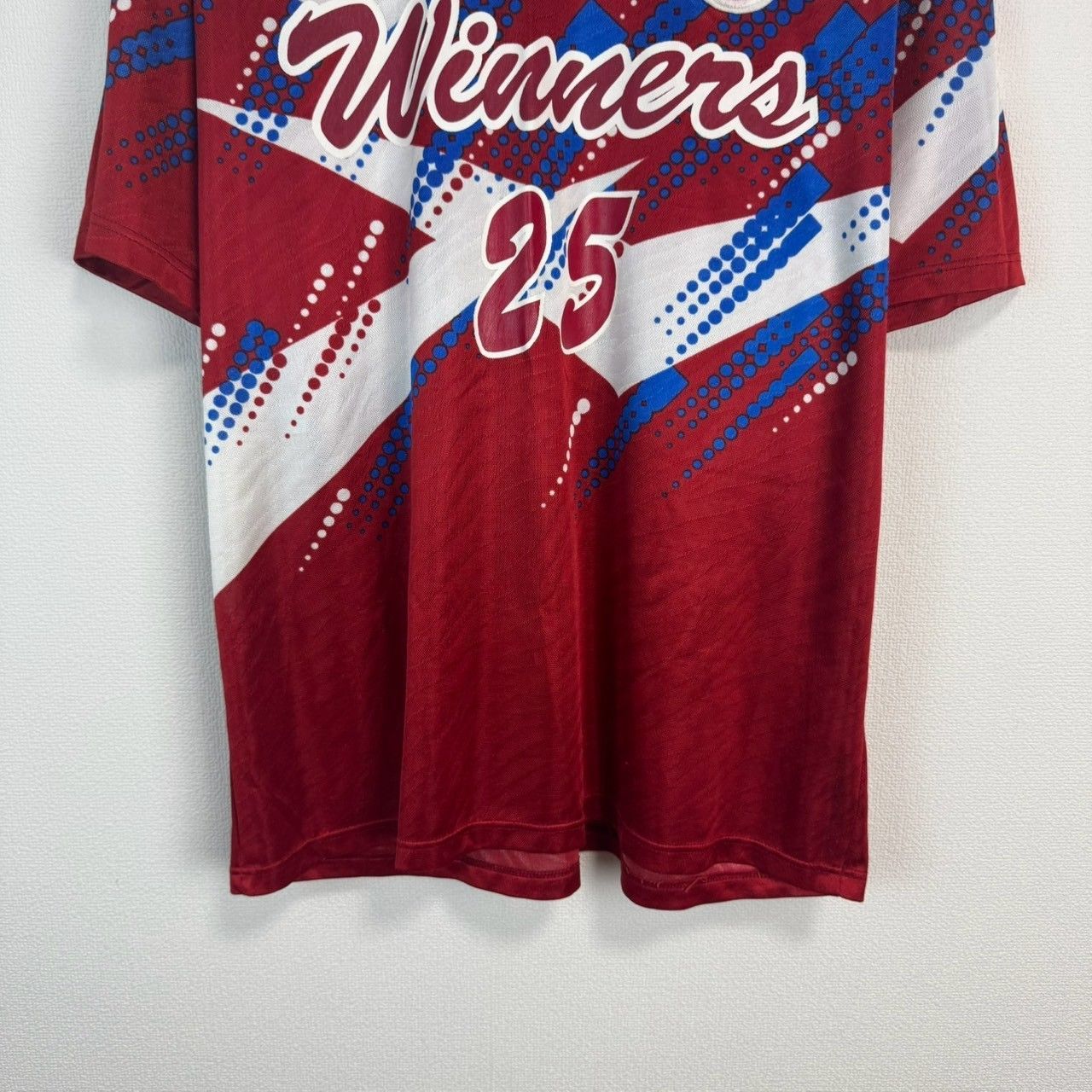 希少品 ヴィンテージ ennerre GOLDWIN nrロゴ刺繍サッカーシャツ 希少品 ヴィンテージ ennerre GOLDWIN nrロゴ刺繍サッカーシャツ