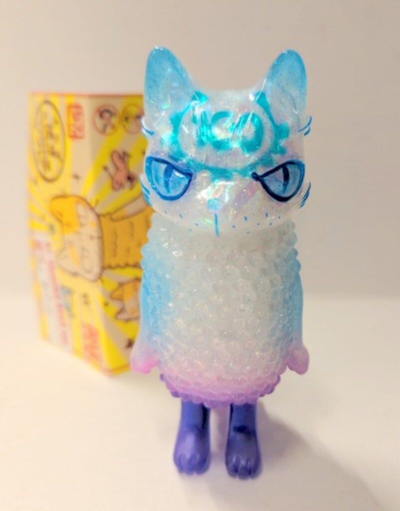 よろず雑貨えひねこ屋 Ebineko Boss ソフビ　蓄光 sf えびねこ よろず雑貨えびねこ屋ソフビ 01.EBINEKO BOSS ver. 100