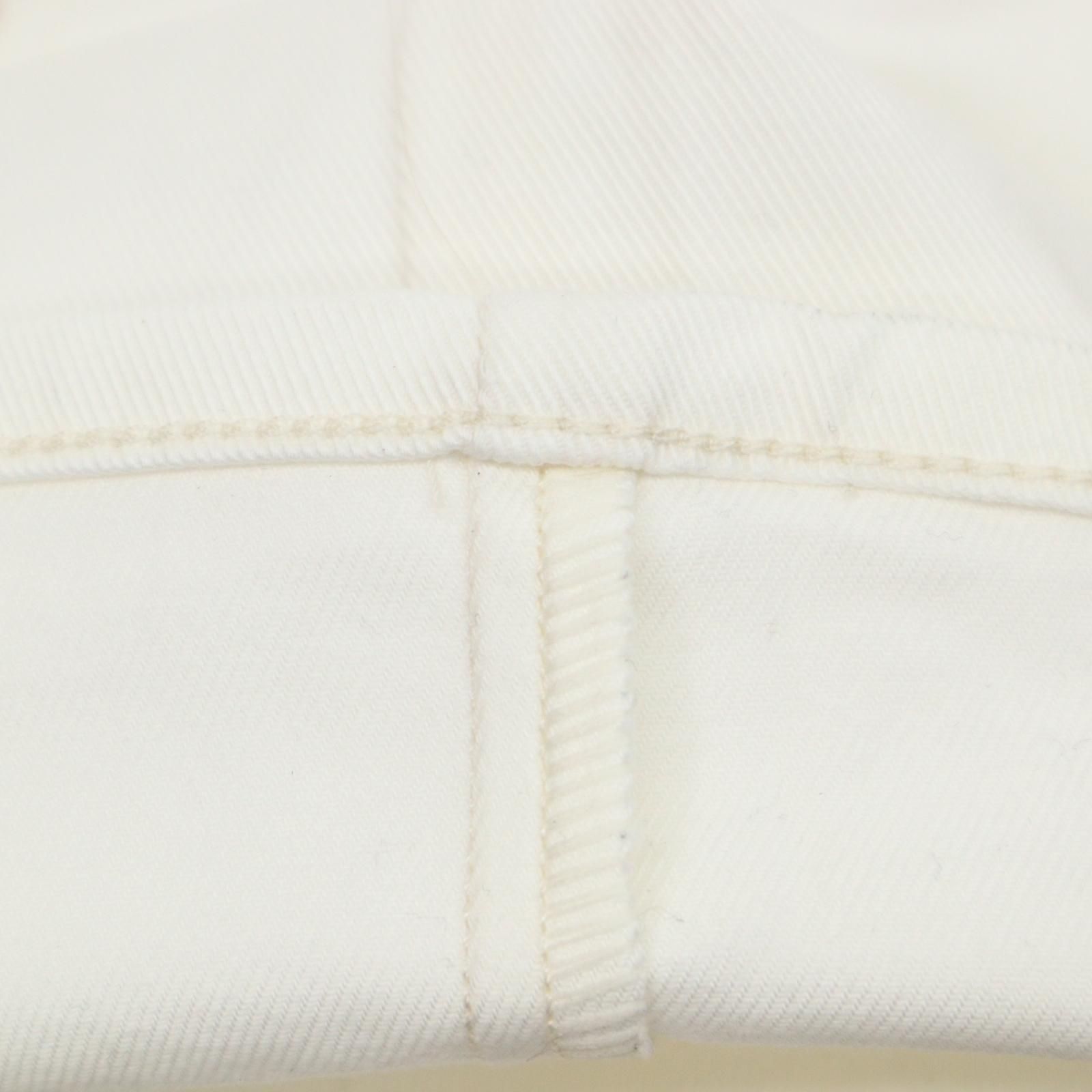 モンクレール MONCLER ロゴ刺繍 B5-Pocket Pant ホワイト デニム 