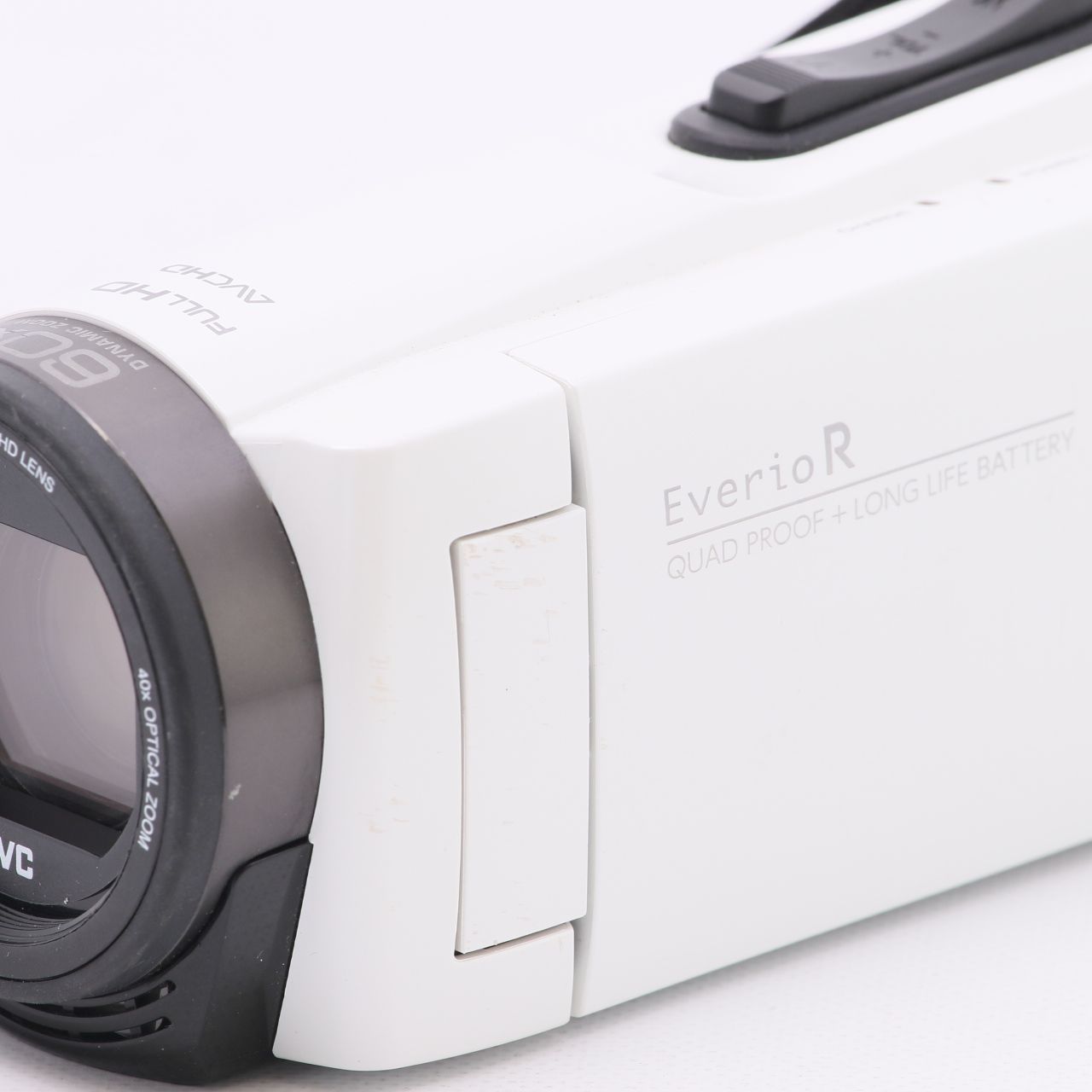 美品 JVC ビデオカメラ ビクター GZ F117 W ホワイト - ビデオカメラ