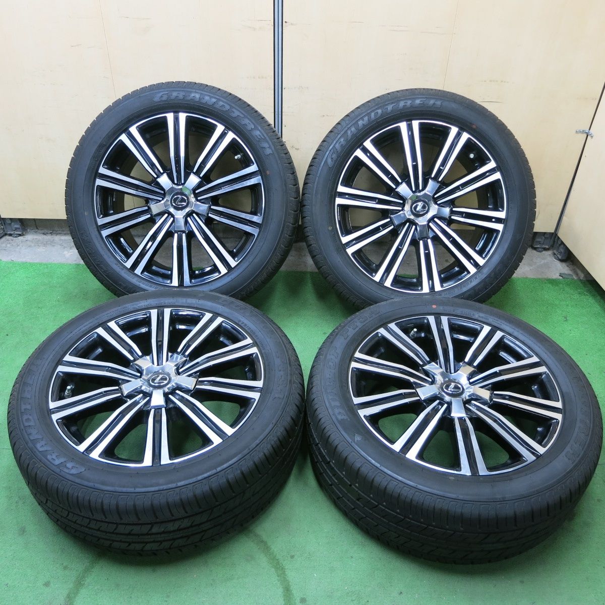 新車外し センサー付 レクサス LX 純正 275|50R21 ダンロップ PT3A グラントレック 21インチ PCD150|5H 5040101ナノ