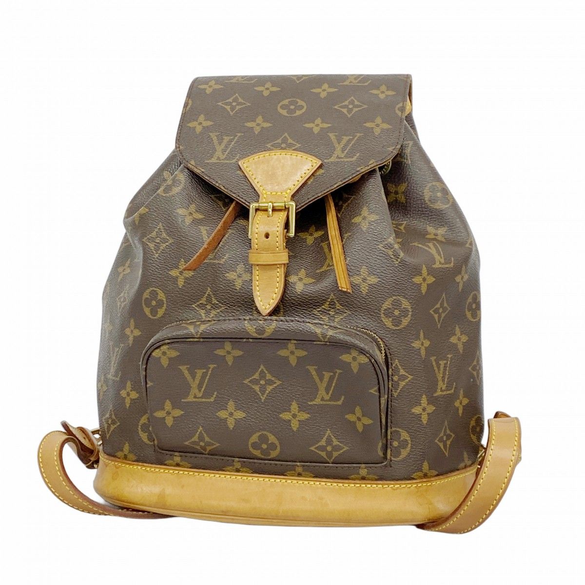 【得価】 ★最終価格【5he5116-b-h】ルイヴィトン リュック・デイパック モノグラム モンスリMM M51136 ブラウン【中古】レディース