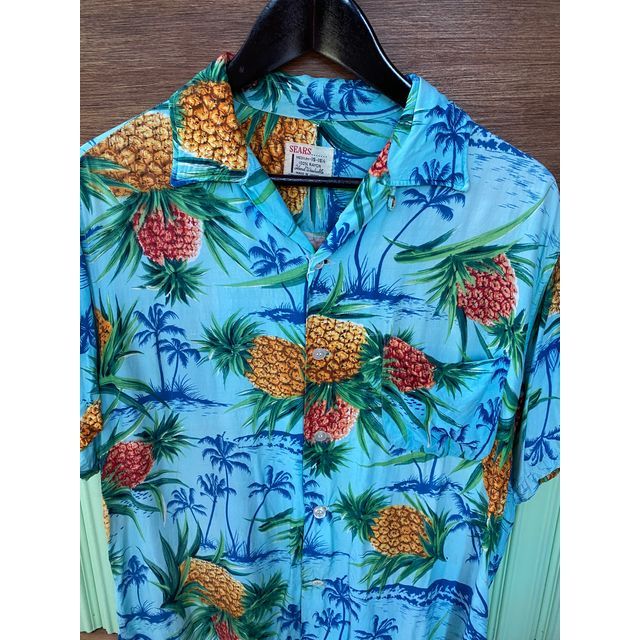 SEARS シアーズ 70'sヴィンテージ アロハシャツ - メルカリ