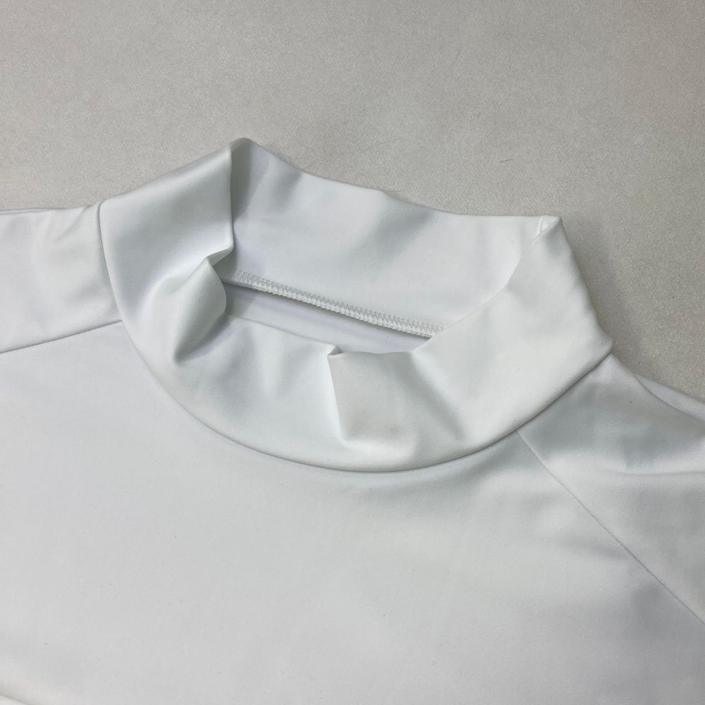 タイムセールも有。 サイズ 36 G|FORE ジーフォア ハイネック半袖Tシャツ ホワイト系 240101528770 ゴルフウェア レディース ストスト