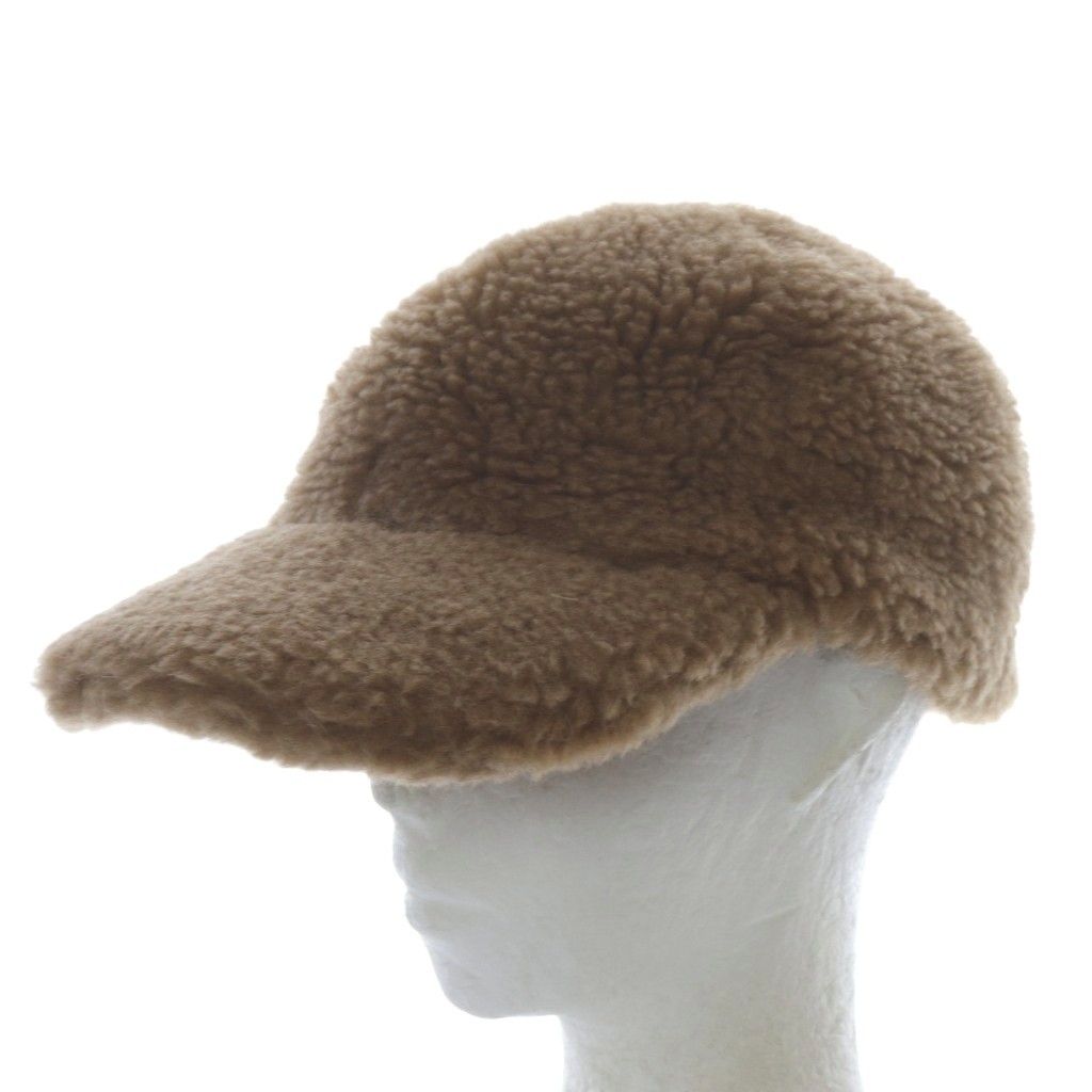 マックスマーラ MAX MARA 帽子 テディベアボアキャップ 57 ブラウン 457807136 YO9