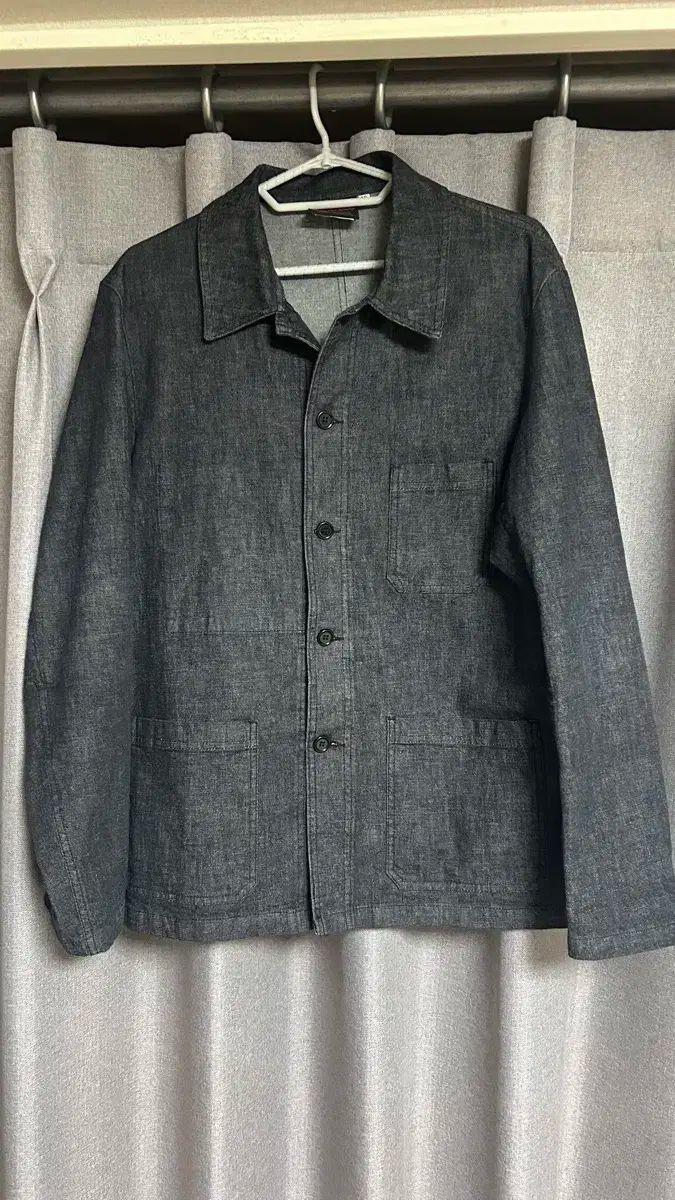 ヴェトラ コットンウール ワークジャケット L （ size48 ) (デニム加工)